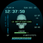 Animated Skull Watch Face screenshot 15