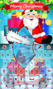 Santa Emoji GO Keyboard Theme screenshot 3