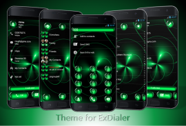Dialer Spheres Green Theme para Drupe ou ExDialer screenshot 1