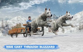 Snow Dog Sledding Transport Games: Winter Sports screenshot 7