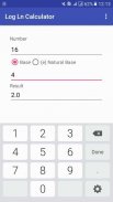 Logarithm Calculator screenshot 2