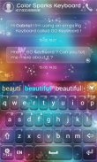 GO Keyboard Color Sparks Theme screenshot 4