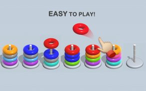 Hoops Sort Puzzle - Stack game screenshot 2