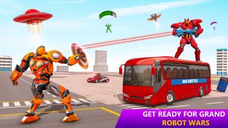 Mars Battle: Bus Robot Game 3D screenshot 6