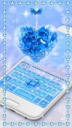 Tema de teclado Blue Diamond screenshot 3