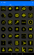 Black and Yellow Icon Pack ✨Free✨ screenshot 10