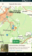 Uppsalas läns Naturkarta screenshot 2