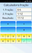 Calculadora fração screenshot 3
