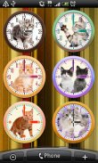 Cats Analog-Clocks Widget screenshot 4