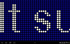 Scroller - 发光二极管和文本 screenshot 0