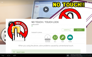 NO TOUCH / TOUCH LOCK screenshot 1