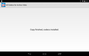 All codecs for Archos Video screenshot 1