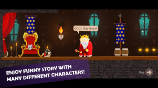 Doge and the Lost Kitten - 2D Platform Game screenshot 1