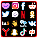 All Social Media & Social Networks Apps- Worldwide Icon