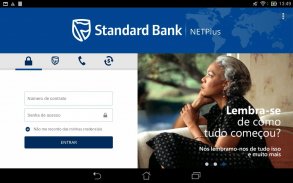 Standard Bank MZ NETPlus APP screenshot 1