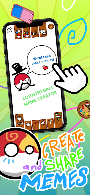 Download Countryball Potato Mayhem's Meme Creator for free! AppStore