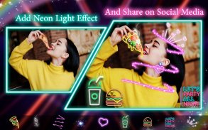 Shinning Neon Photo editor - Neon Light Effects screenshot 1