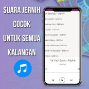 Lagu Sholawat Nabi Merdu Lirik screenshot 1