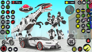 Dino Robot Car Transform Games screenshot 7