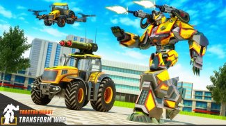 fliegend Traktor Roboter verwandeln Spiele screenshot 2