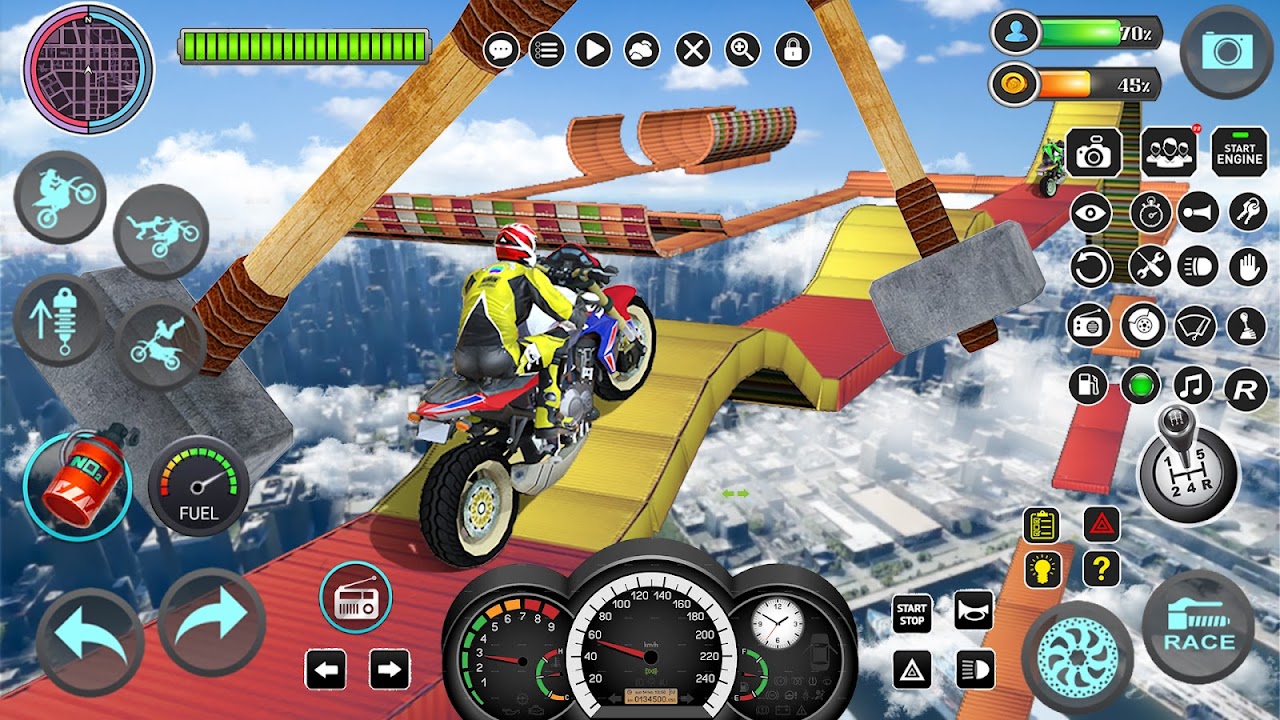 Moto X3M Bike Race Game - Passando Por Leveis Quase Impossíveis