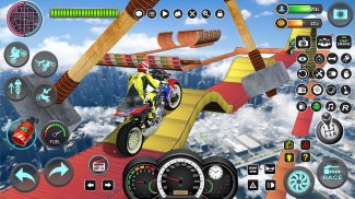impossível rampa moto moto cavaleiro Super heroi screenshot 3