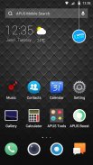 Cool black APUS Launcher theme screenshot 0