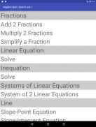 Algebra Quiz screenshot 0