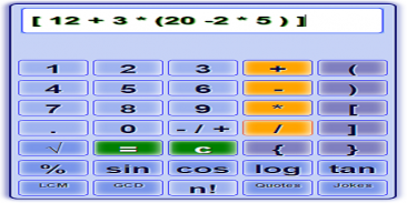 Calculator Parentheses ( ) [ ] screenshot 1