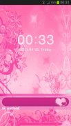 GO Locker Theme flowers pink screenshot 5