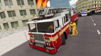 Fire Truck Driving Simulator screenshot 4