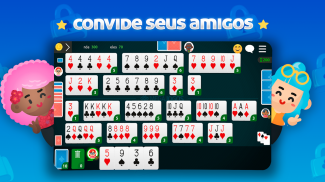 Canastra – Jogo popular de cartas grátis. Convide seus amigos e