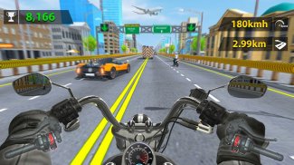 Jeux de vélo de circulation 3D screenshot 2
