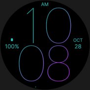 Cold Line Watch Face screenshot 4