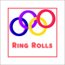 Ring Rolls: Rolling ball escaping rings