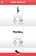 Home workout: Get fit screenshot 5