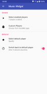 Material Music Widget screenshot 0