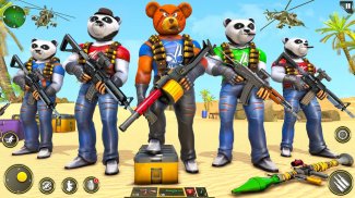 Teddy jogo greve arma urso: jogos de tiro contra screenshot 4