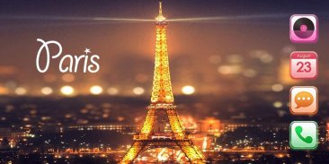 Paris Night C Launcher Themen screenshot 4