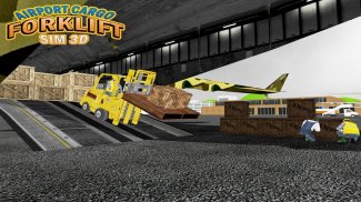 Havaalanı Kargo Forklift Sim3D screenshot 14