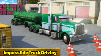 Truck Parking Adventure 3D Impossible Drive 2018 screenshot 2