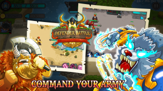 Defender Battle: Hero Kingdom Wars - Strategy Game screenshot 5
