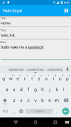 Note Crypt Safe with Password screenshot 4