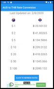 AUD to THB Currency Converter screenshot 1