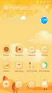 Simple Autumn leaves APUS theme & wallpapers screenshot 0