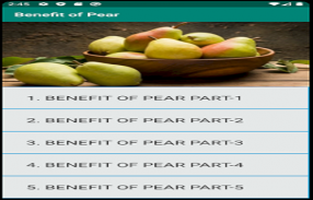 Benefit of Pear screenshot 1