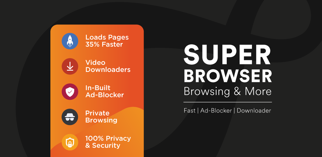 Secure, Fast, & Private Web Browser with Adblocker