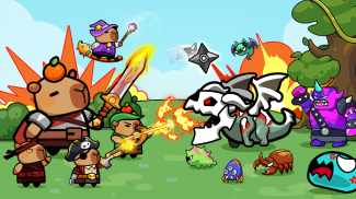 Capybara Survivor: Idle Battle screenshot 1