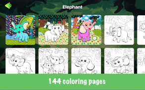 Animal coloring pages screenshot 2