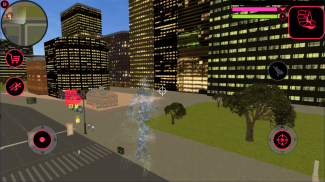 Snow superhero Storm Robot police Rope Hero screenshot 0